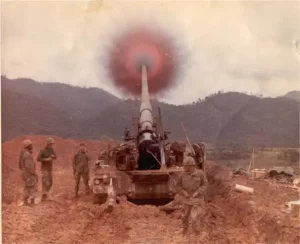 327th firebase bastogne vietnam 175 fire